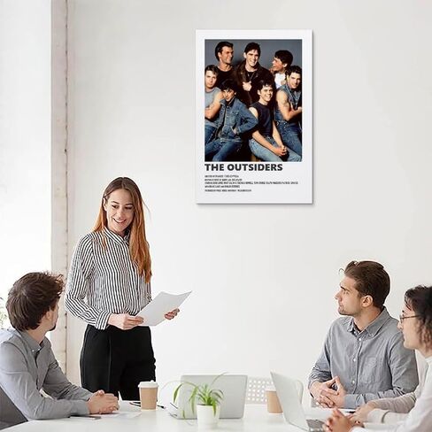Vintage Movie The Outsiders Poster for Room Aesthetic Posters for Bedroom Decorative Painting Canvas Wall Poster And Art Picture Print Living Room Decor Posters 12x18inch(30x45cm) in Saudi Arabia