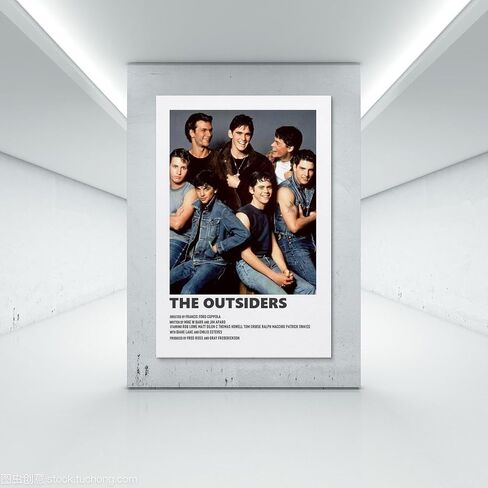 Vintage Movie The Outsiders Poster for Room Aesthetic Posters for Bedroom Decorative Painting Canvas Wall Poster And Art Picture Print Living Room Decor Posters 12x18inch(30x45cm) in Saudi Arabia