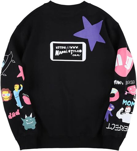 Jesus is King Sweatshirt Unisex Oversized Vintage Graphic Printed Pullover Autumn&WinterLong Sleeve in Saudi Arabia