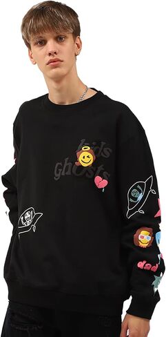 Jesus is King Sweatshirt Unisex Oversized Vintage Graphic Printed Pullover Autumn&WinterLong Sleeve in Saudi Arabia