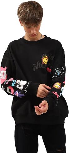 Jesus is King Sweatshirt Unisex Oversized Vintage Graphic Printed Pullover Autumn&WinterLong Sleeve in Saudi Arabia