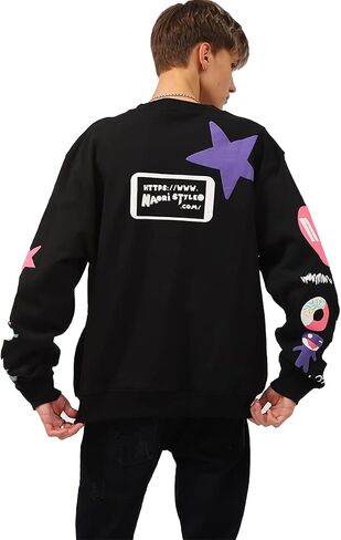 Jesus is King Sweatshirt Unisex Oversized Vintage Graphic Printed Pullover Autumn&WinterLong Sleeve in Saudi Arabia