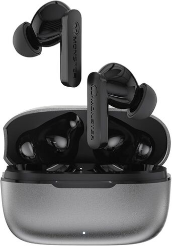 Monster Wireless Earbuds Bluetooth 5.3 Headphones with CVC 8.0 Noise Reduction, IPX8 Waterproof in-Ear Stereo Earphones 60H Playtime, Bluetooth Earbuds with Fast Charging for Sport in Saudi Arabia