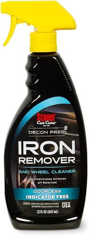 Stoner Car Care 92104 22-Ounce Iron Remover and Wheel Cleaner for Car Detailing Patented Odorless Decontaminant Decon Prep Fallout Eliminate Brake Dust Use on Car Paint and More, Pack of 1 in Saudi Arabia