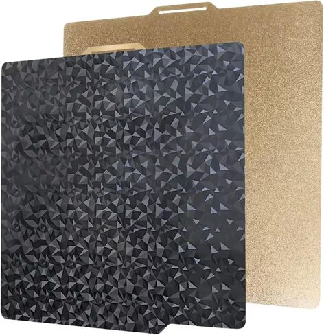Smooth Diamond PEO + Textured PEI Build Plate for Bambu Lab X1/X1C/X1E/P1P/P1S/A1, 257x257mm, Magnetic Double Sided Spring Steel Sheet for Bambulab Series 3D Printers in Saudi Arabia