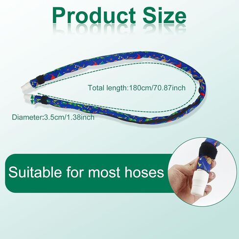 Hose Cover, 6 Ft Air Tubing Wrap, Tube Hose Cover for BIPAP with Full Length Zipper, Prevent Rainouts Comfortable and Safe - Keeping Cats from Attacking Hose in Kuwait