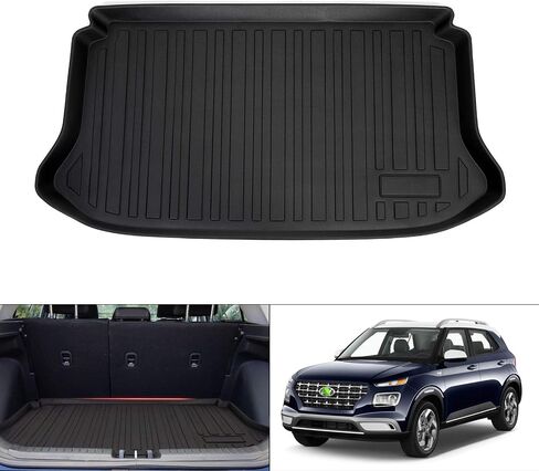 T TGBROS Custom Fit Cargo Mat for 2021-2023 Kia K5 All Weather Cargo Liner Rear Trunk Mat Liner Protector Waterproof Non-Slip TPO Odourless Black in Saudi Arabia