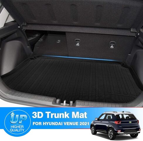 T TGBROS Custom Fit Cargo Mat for 2021-2023 Kia K5 All Weather Cargo Liner Rear Trunk Mat Liner Protector Waterproof Non-Slip TPO Odourless Black in Saudi Arabia