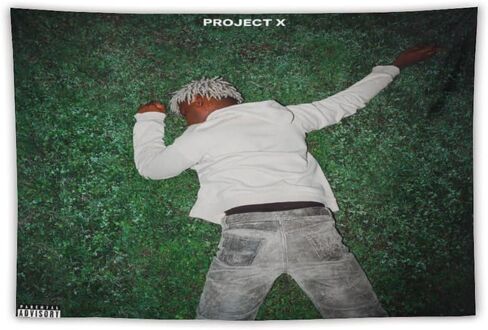 RMLYUSR Ken Carson Project X Music Tapestry Wall Hanging, 40 x 60 Inches, for Bedroom, Living Room, College Dorm Decor in Saudi Arabia