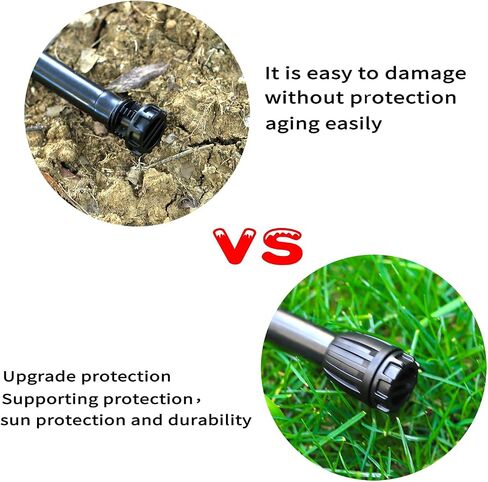 1/2 inch Irrigation Fittings End Plugs For (1/2" ID x0.6-0.63" OD) 16mm Drip Tubing Connectors-10 Pcs/pack in Kuwait