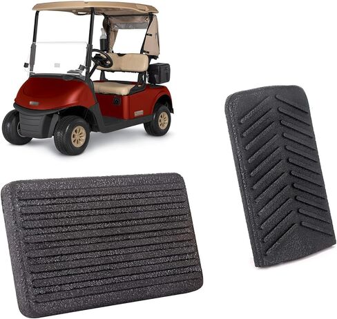 ZLX&LU EZGO Accelerator & Brake Pedal Pad Cover, Golf Cart Accessories, OEM#: 600252/610471, 600255/610529, Suitable for 2008-UP EZGO RXV Gas and Electric Golf Cart in Saudi Arabia