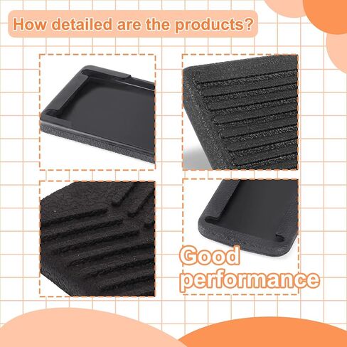 ZLX&LU EZGO Accelerator & Brake Pedal Pad Cover, Golf Cart Accessories, OEM#: 600252/610471, 600255/610529, Suitable for 2008-UP EZGO RXV Gas and Electric Golf Cart in Saudi Arabia