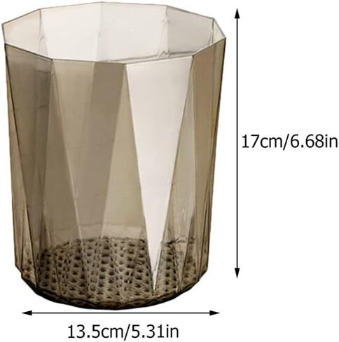 VOSAREA Trash Can Wastebasket Plastic Office Tabletop Trash Can Garbage Container Bin Rubbish Can Paper Basket Office Organizer for Home Office Bedroom Bathroom in Saudi Arabia