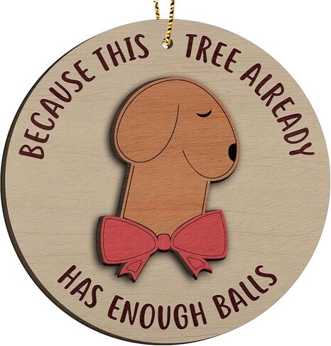 34HD Gifts for Christmas, Friends Christmas Ornament Wooden 2-Layered, Gifts for Best Friends, Bestie, Friends, Christmas Decorations in Kuwait