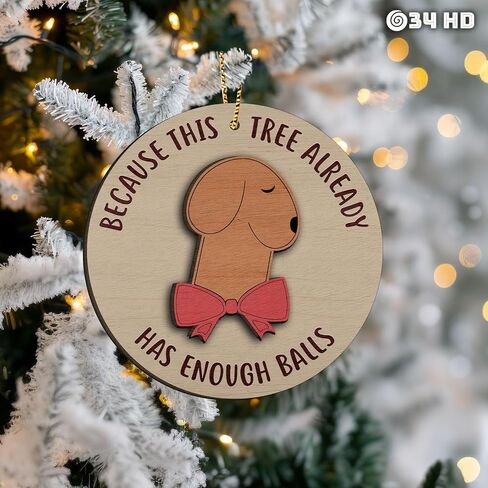 34HD Gifts for Christmas, Friends Christmas Ornament Wooden 2-Layered, Gifts for Best Friends, Bestie, Friends, Christmas Decorations in Kuwait