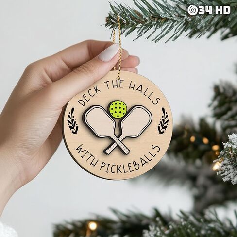 34HD هدايا لعيد الميلاد، أصدقاء عيد الميلاد زخرفة خشبية 2-طبقات، هدايا لأفضل الأصدقاء، Bestie، الأصدقاء، زينة عيد الميلاد in Kuwait