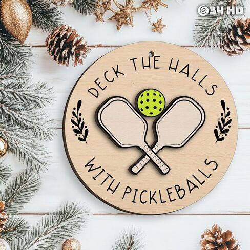 34HD هدايا لعيد الميلاد، أصدقاء عيد الميلاد زخرفة خشبية 2-طبقات، هدايا لأفضل الأصدقاء، Bestie، الأصدقاء، زينة عيد الميلاد in Kuwait