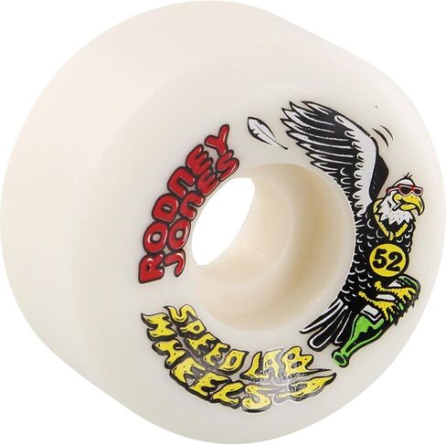 Rodney Jones Pro White Skateboard Wheels - 52mm 101a (Set of 4) in Kuwait