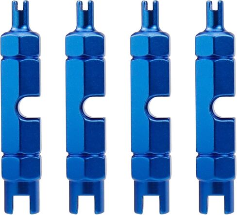 Wealrit 4 Pcs Valve Core Remover Tool Tire Valve Repair Tool Bike Valve Core Tightening Tool Wrench for Bike in Saudi Arabia
