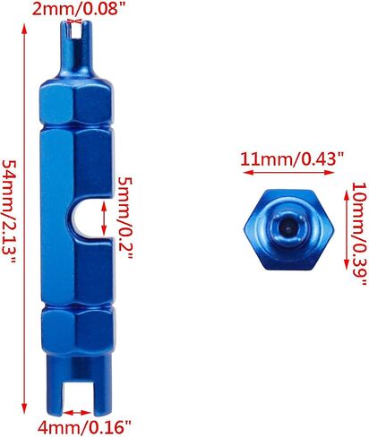 Wealrit 4 Pcs Valve Core Remover Tool Tire Valve Repair Tool Bike Valve Core Tightening Tool Wrench for Bike in Saudi Arabia