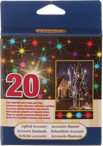 Super Bright Multi Color Flashing Light String, Count/20, B/O (4.5V) in Saudi Arabia