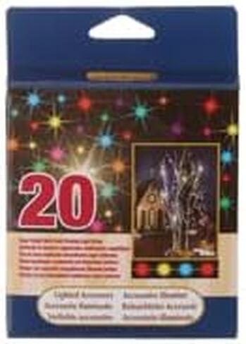 Super Bright Multi Color Flashing Light String, Count/20, B/O (4.5V) in Saudi Arabia