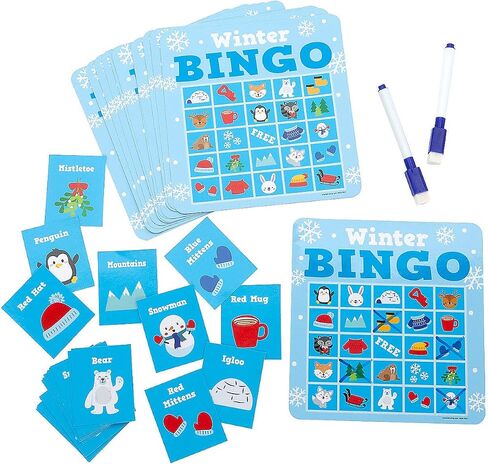 Fun Express Winter Dry Erase Bingo Game in Saudi Arabia