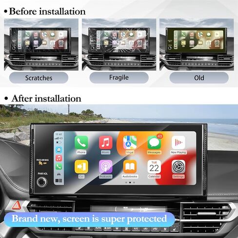 for 2024 Toyota 4Runner Screen Protector 2020-2024 4Runner 8 Inch Navigation Toyota 4Runner 2024 Accessories Tempered Glass Anti-Scratch HD Clear in Kuwait