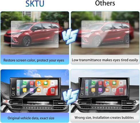 for 2024 Toyota 4Runner Screen Protector 2020-2024 4Runner 8 Inch Navigation Toyota 4Runner 2024 Accessories Tempered Glass Anti-Scratch HD Clear in Kuwait
