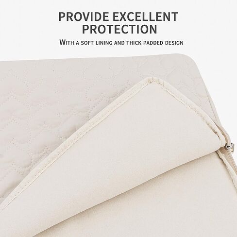 Puffy Laptop Sleeve for Women, Cute Panda Laptop Carrying Case Compatible with 15.6 HP, Dell, Lenovo, Acer, Asus in Saudi Arabia
