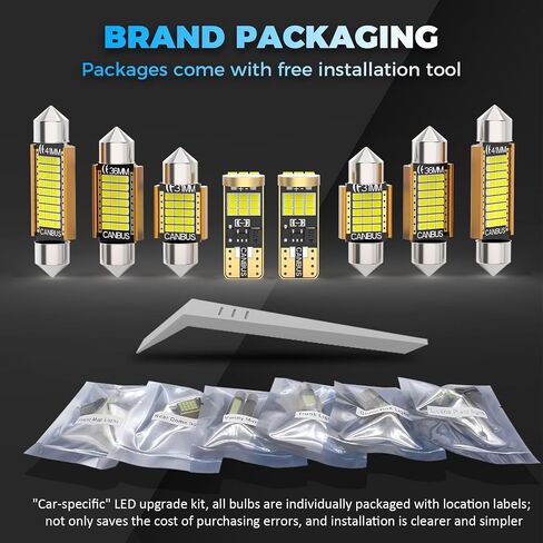 15 Pieces Sierra Chevy Silverado LED Interior Lights Kit Replacement for GMC Sierra 2007 2008 2009 2010 2011 2012 2013 2014 White 6000K Interior LED Bulbs Package + License Plate Light, Install Tool in Saudi Arabia