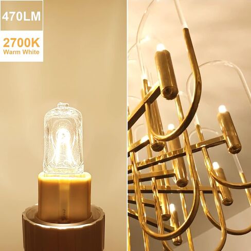 junshi 10 حزمة jcd g9 120v 40w كريستال واضح عدسة t4 / q40 / g9 / cl / 120v jd نوع الهالوجين منزل عقد ضوء لمبة، لتعليق قلادة لهجة نوع بقعة أسفل مصباح الثريا الشمعدان تركيبات الإضاءة in Saudi Arabia