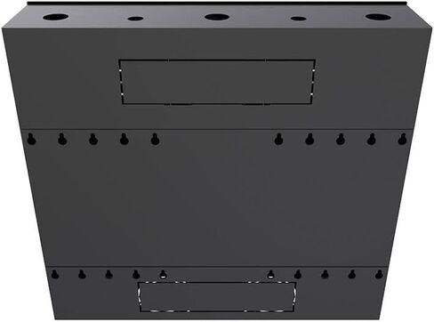 NavePoint 5U Vertical Wall Mount Enclosure, 24.6 inch (625mm) to 27.5 inch (700mm) Depth, Cold-Rolled Steel, Black in Kuwait