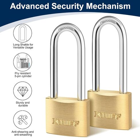 Solid Brass Padlock with Keys (1, 40S) in Saudi Arabia