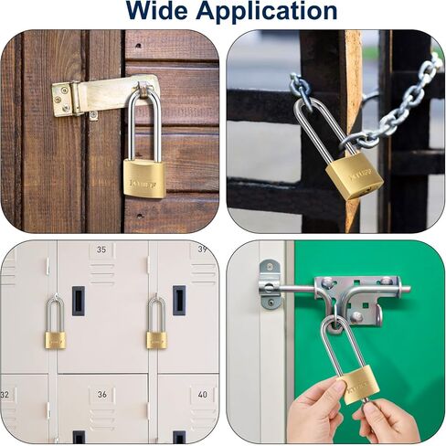 Solid Brass Padlock with Keys (1, 40S) in Saudi Arabia