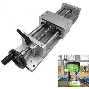 Linear Stage Actuator 200mm Manual Sliding Table Ballscrew 1605 Linear Guides Cross Slide Table SFU1605 Travel Length L100/200/300/400/500/600mm (200mm)