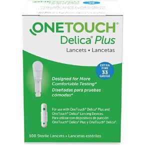 The Onetouch Delica Lancets 33 Gauge