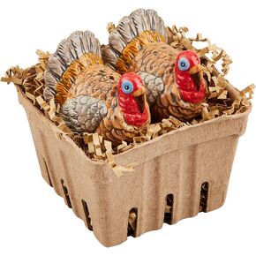 Mud Pie Turkey Salt & Pepper, 2 1/4" x 2 1/2", MULTI