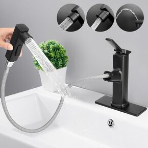 صنبور حمام مع بخاخ سحب للخارج، بخاخ 3 وظائف، صنبور حمام سحب للخارج مع تصريف، صنبور حمام بفتحة أو 3 مع بخاخ، صنبور حوض الحمام مع لوحة مكتب، نيكل مصقول