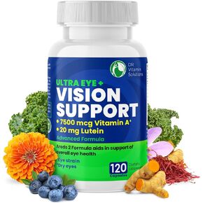 Dr Vitamin Blue Light Support, Lutein Eye Gummies, Ideal Eye Health Supplements, Nourishes and Protects Healthy Eyes with Zeaxanthin, AREDS 2 Gummies, 30 Count