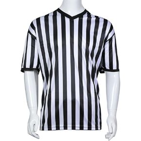 YIKANGHENG Referee Uniforms Shirt, Black and White Stripe Shirts for Match Official Referee of Men and Women