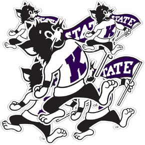 Desert Cactus Kansas State University Stickers Wildcats K-State Vinyl Decals Laptop Water Bottle Car Scrapbook T3 (Type 3-2)