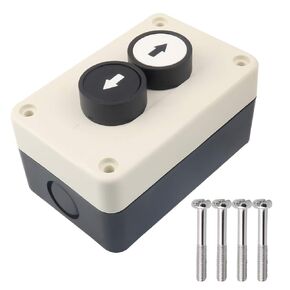 Push Button Switch Station Momentary NO White, NO Black, 660V 10A