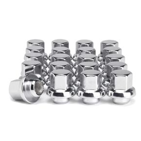 Set of 20 7/16-20 Closed End Mag Seat Lug Nuts Compatible with 1976-1981 GM Corvette Camaro Firebird Trans AM, Chrome