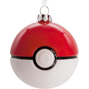 Hallmark Pokémon Pikachu Blown Glass Christmas Ornament, Anime Merch Tree Decoration, Multi Color