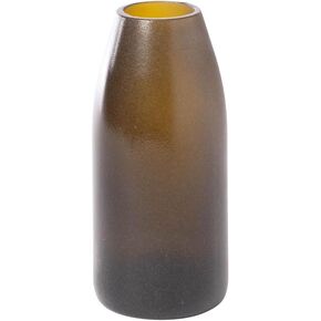 IWAS Upcycled Olive Vase Made from Champagne Bottles | Matte Finish | Sustainable and Upcycled Home Decor