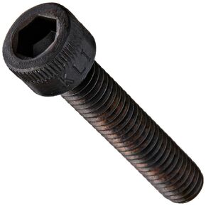 Black Oxide Alloy Steel Socket Head Cap Screw, Hex Socket Drive, M6-1 Thread Size, 30 mm Length, Partially Threaded, US Made (Pack of 100)