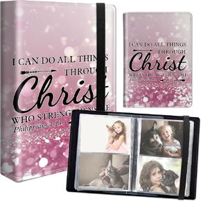 RYUITHDJP Photo Album 3.5x5 Inch - 80 Photos Capacity Portable Picture Album, PU Leather Cover Photo Album with Elastic Band for Family Boys Girl Wedding Anniversary-Camouflage
