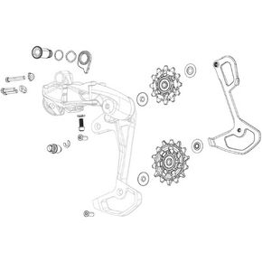 SRAM, GX Eagle AXS Pulley Kit, GX Eagle AXS, Kit