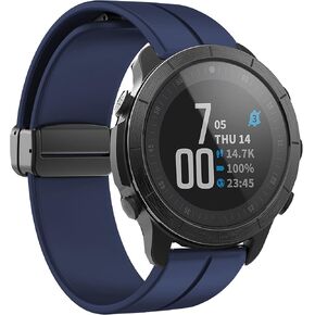 Compatible wit Wahoo ELEMNT Rival Band, Soft Silicone Magnetic Buckle Sport Wristband Replacement Straps Compatible for Wahoo ELEMNT Rival Smartwatch